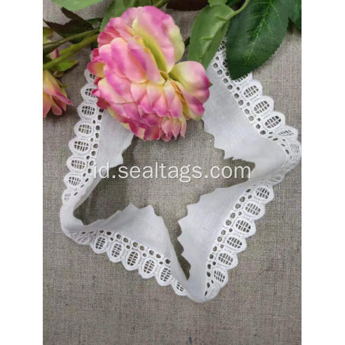 Swiss Terbaru Hot Jual Cotton Chemical Lace Trim